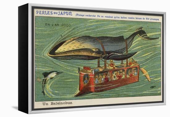 A Whale Bus in the Year 2000-null-Framed Premier Image Canvas