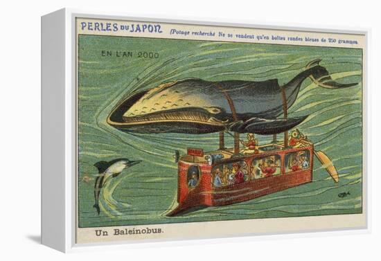 A Whale Bus in the Year 2000-null-Framed Premier Image Canvas