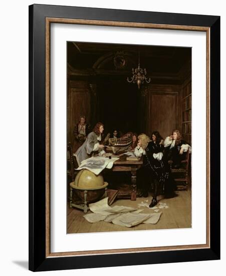 A Whip for Van Tromp, 1883-John Seymour Lucas-Framed Giclee Print