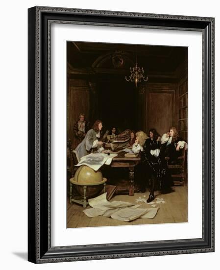 A Whip for Van Tromp, 1883-John Seymour Lucas-Framed Giclee Print