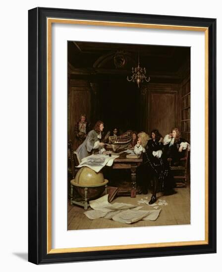 A Whip for Van Tromp, 1883-John Seymour Lucas-Framed Giclee Print