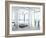 A White Bedroom Interior with Large Bed-PlusONE-Framed Photographic Print