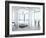 A White Bedroom Interior with Large Bed-PlusONE-Framed Photographic Print