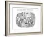 A white, middle-aged male is deemed: not the target demographic. In his li? - New Yorker Cartoon-Roz Chast-Framed Premium Giclee Print