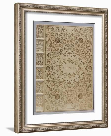 A White Pigskin and Gilt Binding of the Poems and Sonnets of William Shakespeare, 1893-Henry Thomas Alken-Framed Giclee Print