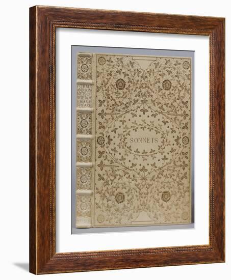 A White Pigskin and Gilt Binding of the Poems and Sonnets of William Shakespeare, 1893-Henry Thomas Alken-Framed Giclee Print