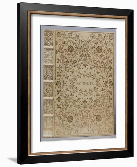 A White Pigskin and Gilt Binding of the Poems and Sonnets of William Shakespeare, 1893-Henry Thomas Alken-Framed Giclee Print