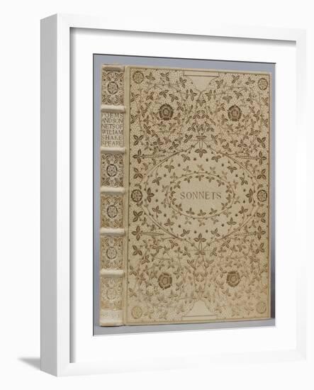 A White Pigskin and Gilt Binding of the Poems and Sonnets of William Shakespeare, 1893-Henry Thomas Alken-Framed Giclee Print