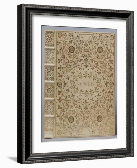 A White Pigskin and Gilt Binding of the Poems and Sonnets of William Shakespeare, 1893-Henry Thomas Alken-Framed Giclee Print