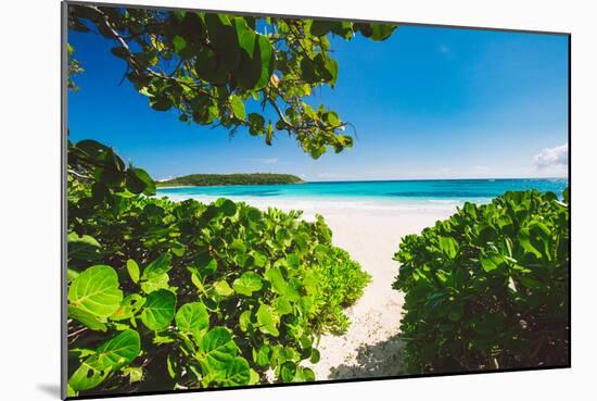 A White Sand Beach On The Island Of Eleuthera, The Bahamas-Erik Kruthoff-Mounted Photographic Print