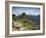 A wide angle photo of Macchu Pichu at sunrise with dramatic clouds in the distance.-Alex Saberi-Framed Photographic Print