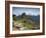 A wide angle photo of Macchu Pichu at sunrise with dramatic clouds in the distance.-Alex Saberi-Framed Photographic Print