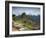 A wide angle photo of Macchu Pichu at sunrise with dramatic clouds in the distance.-Alex Saberi-Framed Photographic Print