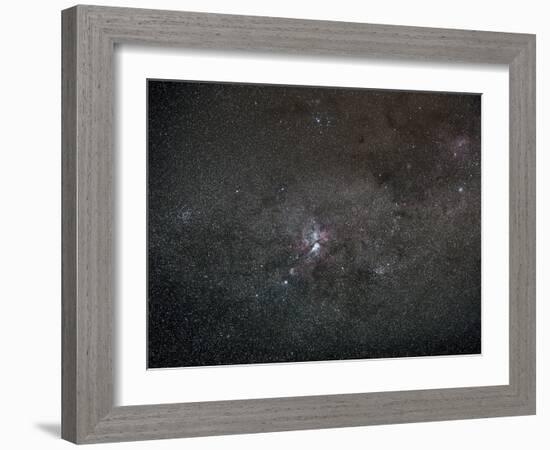 A Wide Field View Centered on the Eta Carina Nebula-Stocktrek Images-Framed Photographic Print