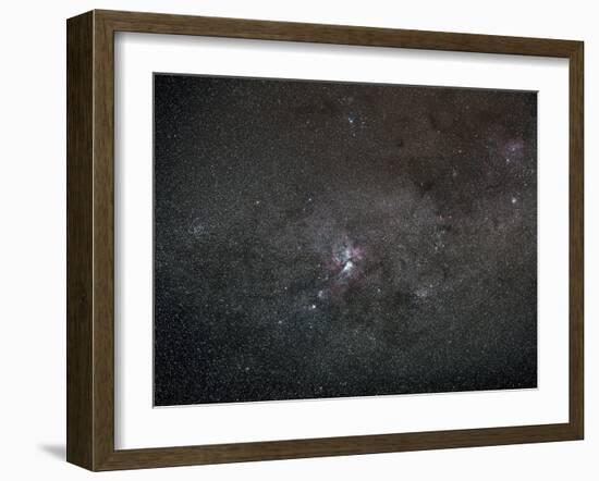 A Wide Field View Centered on the Eta Carina Nebula-Stocktrek Images-Framed Photographic Print