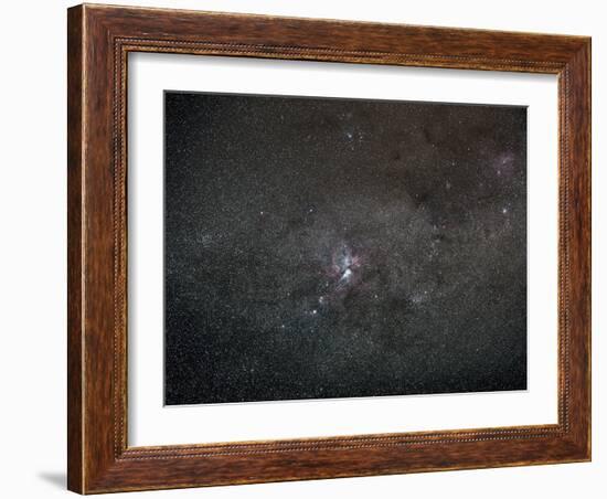 A Wide Field View Centered on the Eta Carina Nebula-Stocktrek Images-Framed Photographic Print