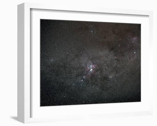 A Wide Field View Centered on the Eta Carina Nebula-Stocktrek Images-Framed Photographic Print