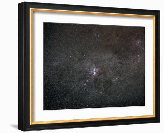 A Wide Field View Centered on the Eta Carina Nebula-Stocktrek Images-Framed Photographic Print