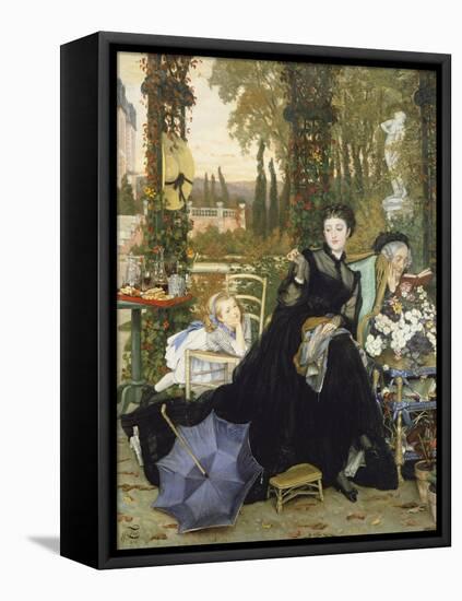 A Widow-James Tissot-Framed Premier Image Canvas