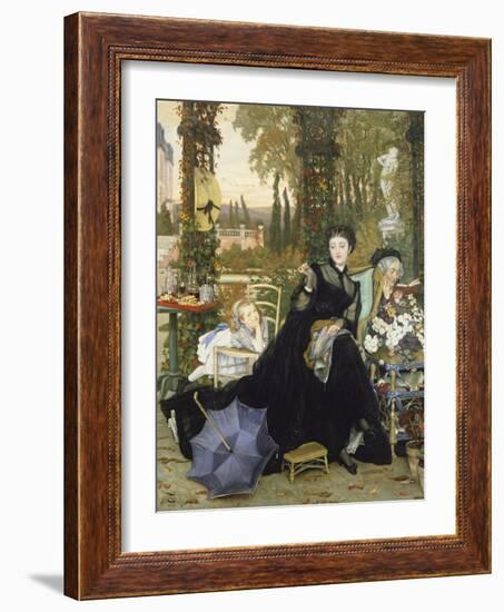 A Widow-James Tissot-Framed Giclee Print