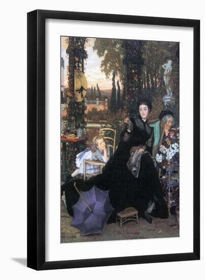 A Widow-James Tissot-Framed Art Print