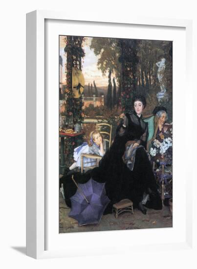 A Widow-James Tissot-Framed Art Print