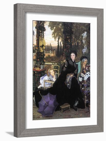 A Widow-James Tissot-Framed Art Print