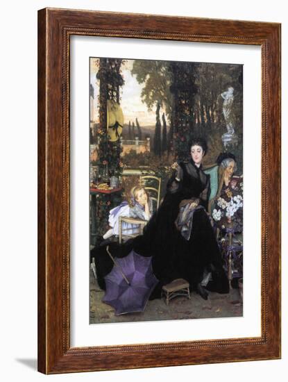 A Widow-James Tissot-Framed Art Print