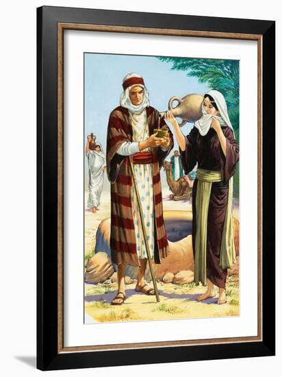 A Wife for Isaac-Clive Uptton-Framed Giclee Print