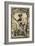 A wild man brandishing an uprooted tree trunk, c1528.-Hans Holbein the Younger-Framed Giclee Print