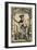 A wild man brandishing an uprooted tree trunk, c1528.-Hans Holbein the Younger-Framed Giclee Print