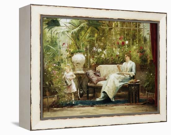 A Willing Helper-Mihaly Munkacsy-Framed Premier Image Canvas