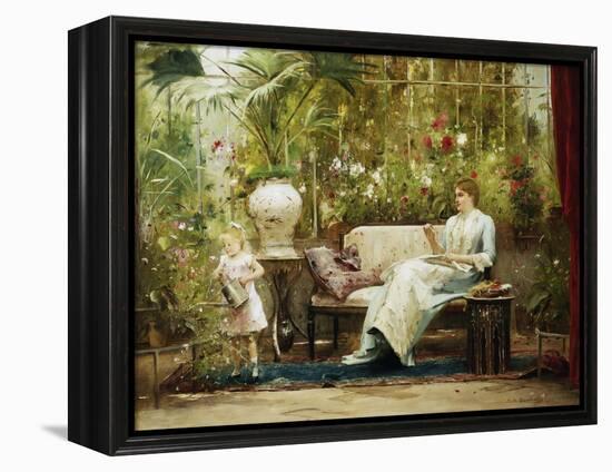 A Willing Helper-Mihaly Munkacsy-Framed Premier Image Canvas