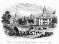 The Court House, Medical College and Church, Augusta, Georgia, USA, 19th Century-A Willmore-Giclee Print