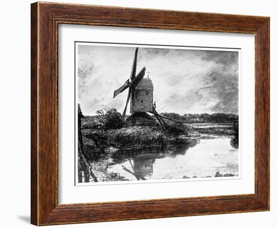 A Windmill, 1802-John Constable-Framed Giclee Print