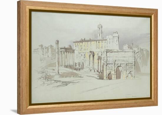 A Window of the Palazzo Tolomei-John Ruskin-Framed Premier Image Canvas