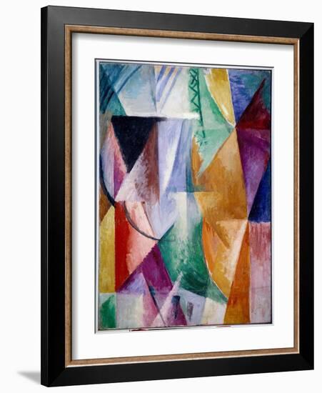 A Window or Design for Three Windows. Painting by Robert Delaunay (1885-1941), 1912, 1.11 X 0.9 M.-Robert Delaunay-Framed Giclee Print