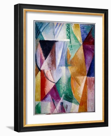 A Window or Design for Three Windows. Painting by Robert Delaunay (1885-1941), 1912, 1.11 X 0.9 M.-Robert Delaunay-Framed Giclee Print