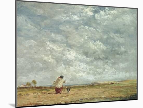 A Windy Day, 1850-David Cox-Mounted Giclee Print