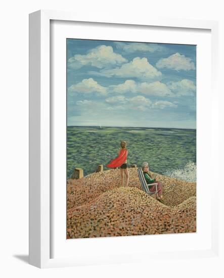 A Windy Day, 1984 (Panel)-Liz Wright-Framed Giclee Print