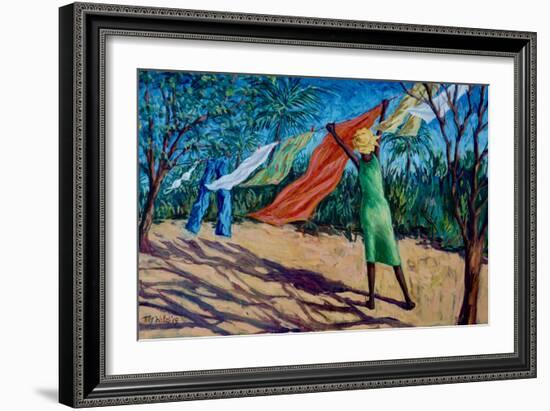 A Windy Day 2019 (oil)-Tilly Willis-Framed Giclee Print