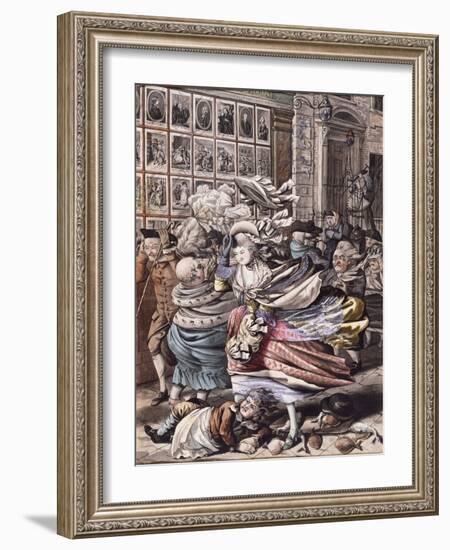 A Windy Day, England, Late 18th Century-Robert Dighton-Framed Giclee Print