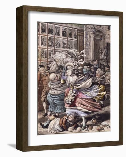 A Windy Day, England, Late 18th Century-Robert Dighton-Framed Giclee Print