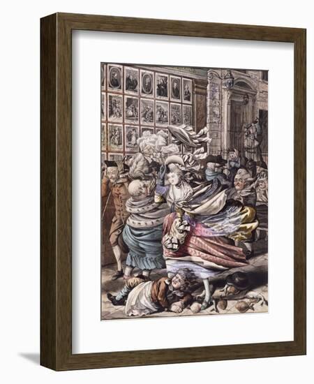 A Windy Day, England, Late 18th Century-Robert Dighton-Framed Giclee Print