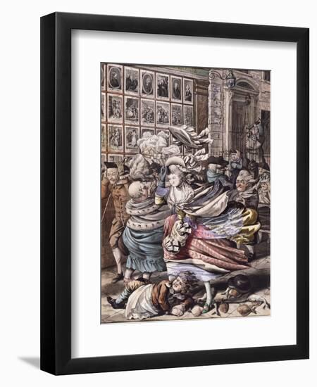 A Windy Day, England, Late 18th Century-Robert Dighton-Framed Giclee Print