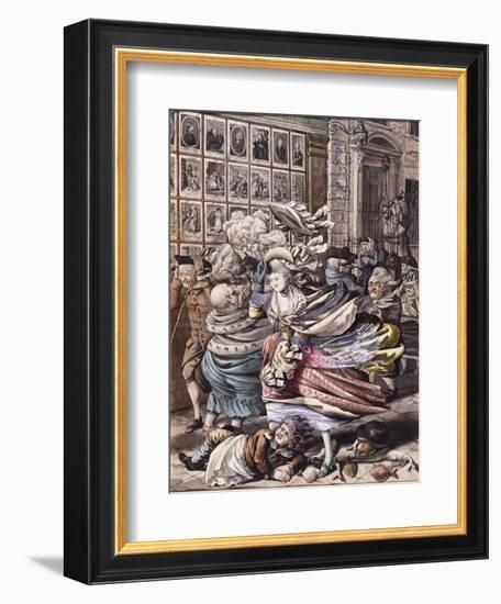 A Windy Day, England, Late 18th Century-Robert Dighton-Framed Giclee Print