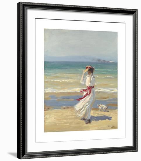 A Windy Day-Sir John Lavery-Framed Premium Giclee Print