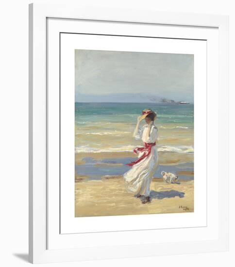 A Windy Day-Sir John Lavery-Framed Premium Giclee Print