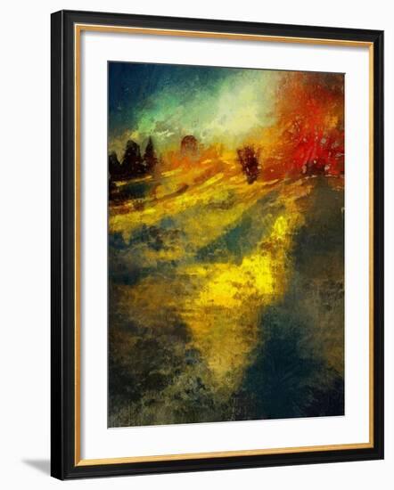 A Winter Afternoon at Calke Abbey-Mark Gordon-Framed Giclee Print