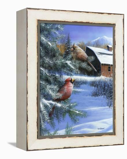 A Winter Day-Kevin Daniel-Framed Stretched Canvas